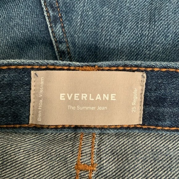 Everlane Distressed The Summer Jean 25 - Picture 4 of 9